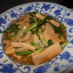 高野豆腐のコチュジャン煮
